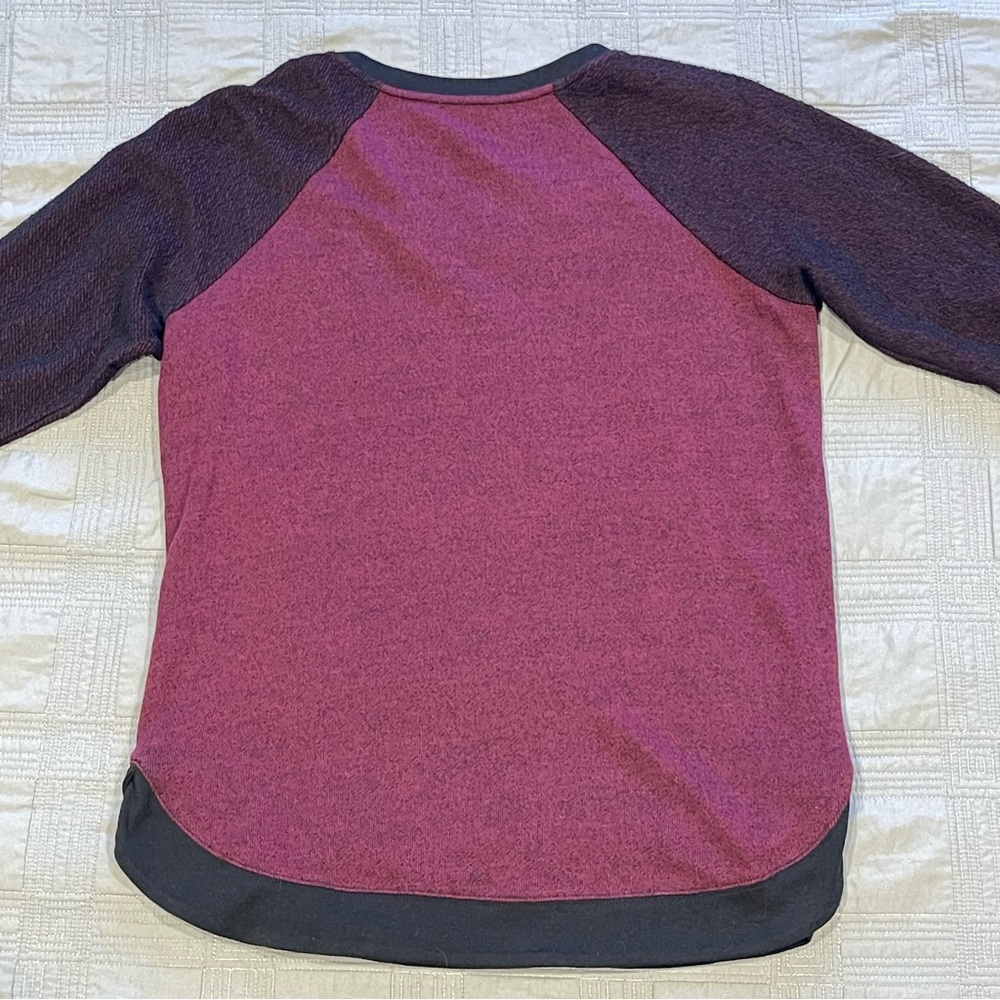 Maurices Sweater Womens XL Burgundy Pullover Long Sleeve - Picture 7 of 7
